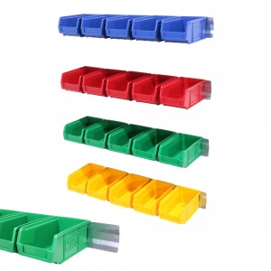 Parts Bins & Wall Rail Set 20 x Size 2